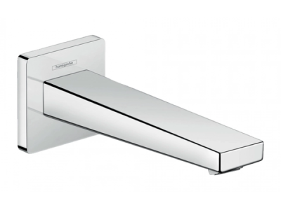 На изображении товар Излив для ванны Hansgrohe Metropol, для наполнения ванны, цвет хром от официального представителя в Москве