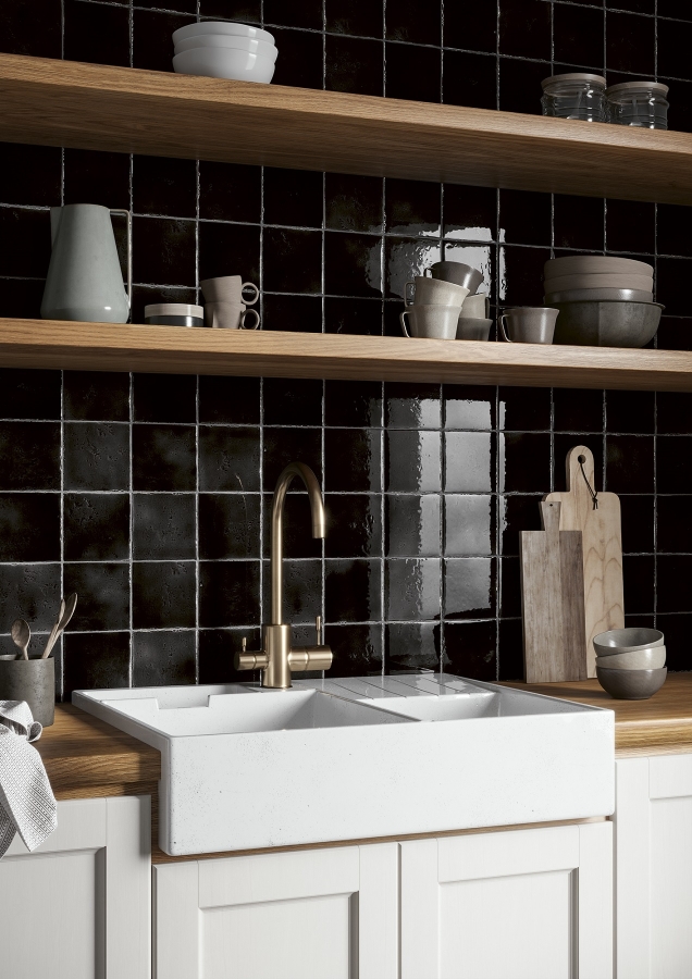 CERAMICHE GRAZIA Керамическая плитка SHADES OF ART 13X13 FONDO CHARCOAL - изображение 2