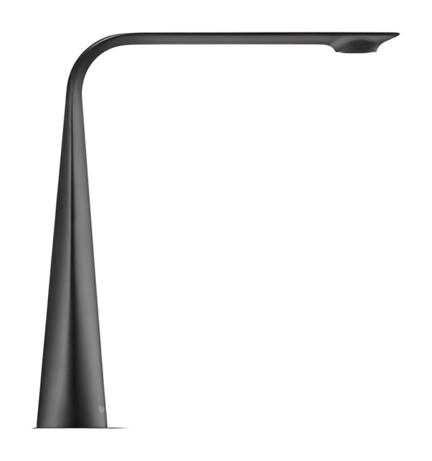 Смеситель для раковины Duravit D.1 XL высокий, на 2 отверстия, рычаг-рукоятка,  цвет чёрный матовый - изображение 1