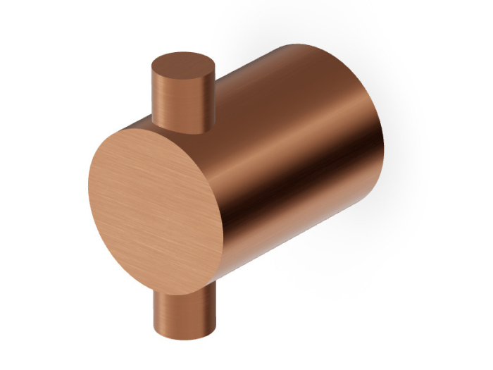 На изображении товар Kрючок Zucchetti Helm, настенный, цвет брашированная медь PVD от официального представителя в Москве