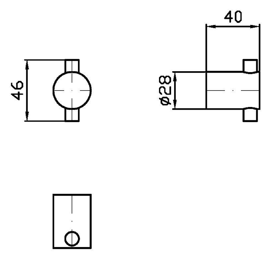 Kрючок Zucchetti Helm, настенный, цвет брашированная медь PVD - изображение 1