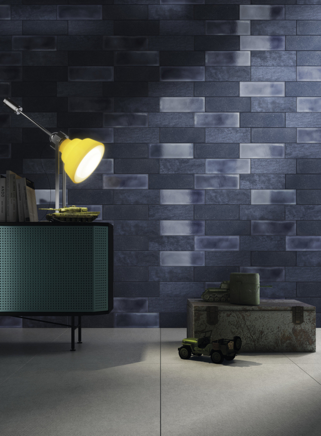 Iris Ceramica Керамическая плитка Diesel Camp Army blue glaze 10x30 - изображение 6