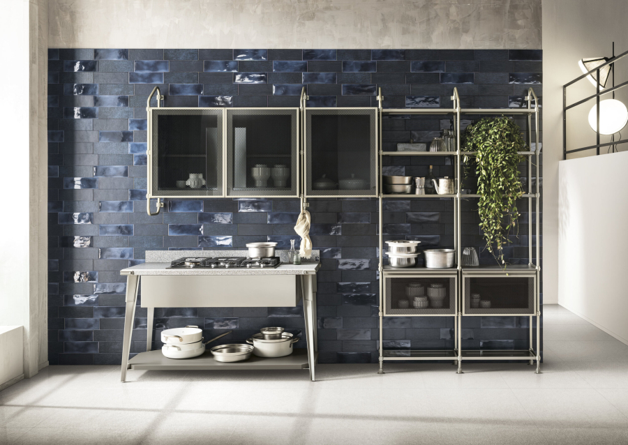 Iris Ceramica Керамическая плитка Diesel Camp Army blue glaze 10x30 - изображение 5