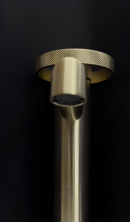Смеситель для раковины Gessi Anello, высокий, c коротким изливом, цвет Brushed Brass PVD - изображение 1