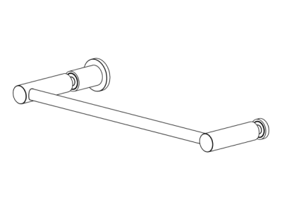 Ручка CeaDesign Stem, L300 мм, для стеклянной душевой кабины, сталь, цвет сатинированная сталь