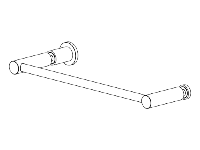 На изображении товар Ручка CeaDesign Stem, L300 мм, для стеклянной душевой кабины, сталь, цвет сатинированная сталь от официального представителя в Москве