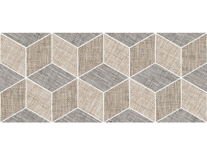 На изображении товар Santagostino Керамогранит Hexagon Fineart Mix Dark, 20x46 от официального представителя в Москве