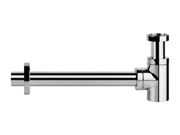 На изображении товар Сифон для биде Gessi Technical Accessories, округлый, цвет Chrome от официального представителя в Москве