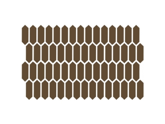 На изображении товар Etruria Керамогранит Xxs 2.5X7.5 Losanga Tabacco от официального представителя в Москве