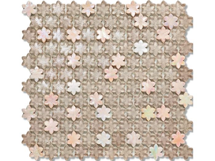 На изображении товар Sicis Смальтовая мозаика Petites Fleurs Blends Sanremo sheet-size 316x293 mm от официального представителя в Москве