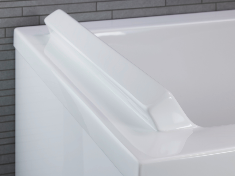 Ванна Duravit Starck, 1600x700 мм, с одним наклоном для спины, цвет белый - изображение 3