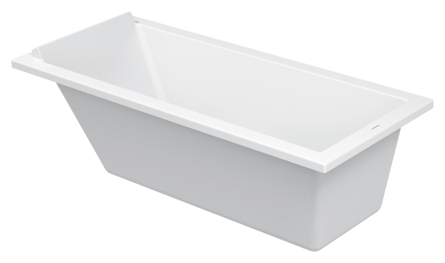 Ванна Duravit Starck, 1600x700 мм, с одним наклоном для спины, цвет белый