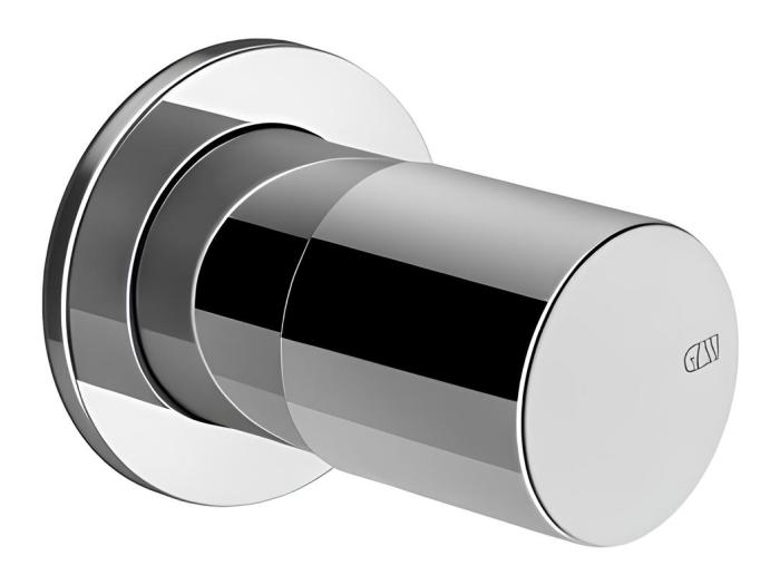 На изображении товар Смеситель Gessi Habito, встраиваемый, настенный, на 1 потребитель, цвет Chrome от официального представителя в Москве