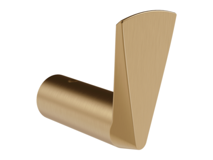 На изображении товар Крючок Gessi Ventaglio, 27x50xh56 мм, настенный, цвет Warm Bronze Brushed PVD от официального представителя в Москве