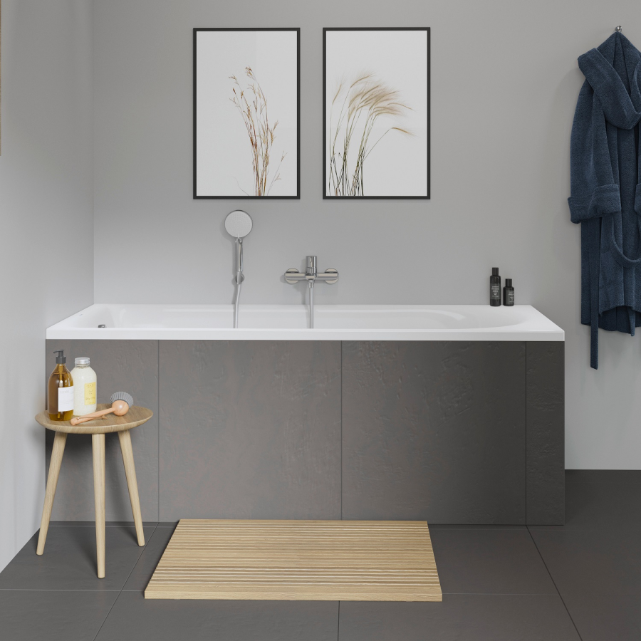 Ванна Duravit D-Neo, встраиваемая, 1700x700 мм, цвет белый - изображение 7
