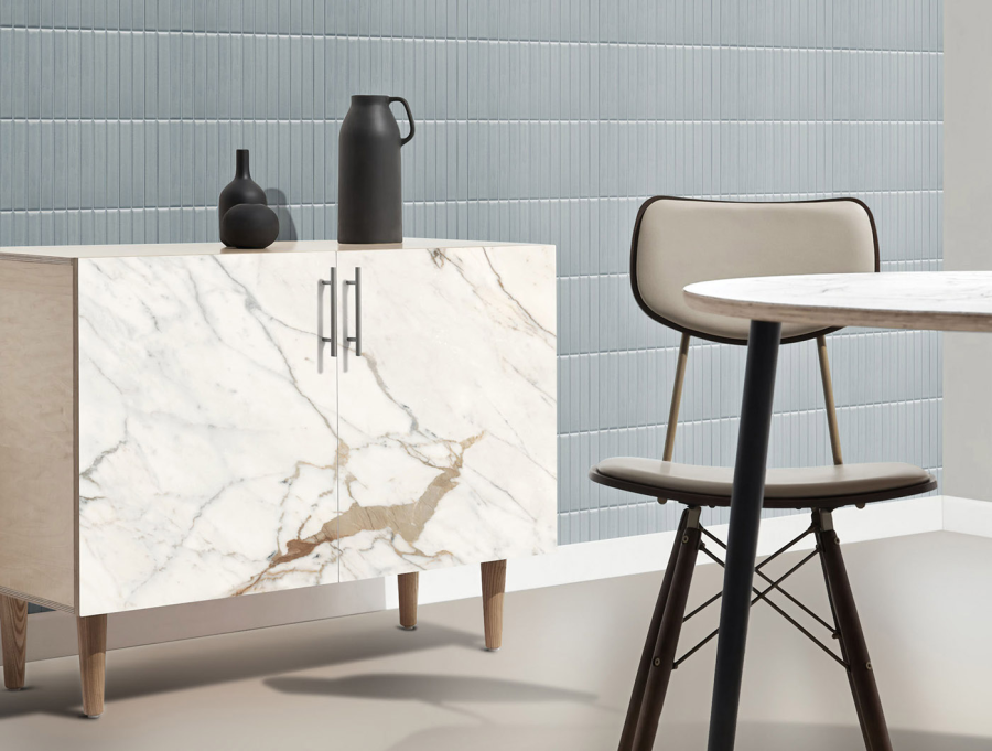 Terratinta Ceramics Мозаика, керамогранит Mosaico Stick Glossy Blue Lagoon Mosaico 29x30 / 5.5 - изображение 1