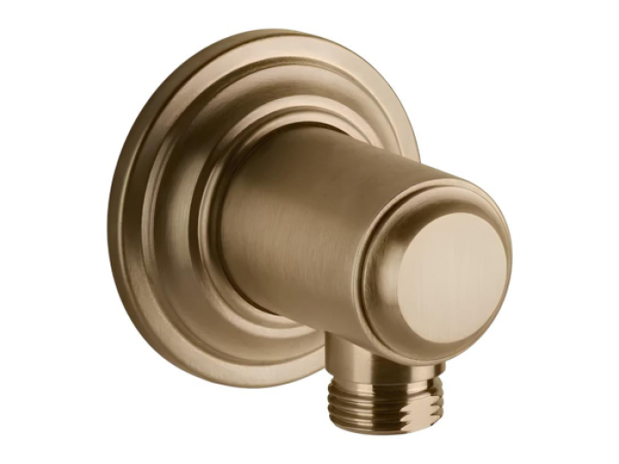 На изображении товар Шланговое подсоединение Gessi Venti20, цвет Warm Bronze Br. PVD от официального представителя в Москве