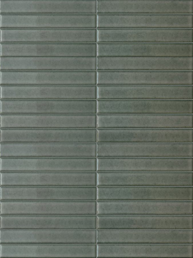 Terratinta Ceramics Мозаика, керамогранит Mosaico Stick Glossy Lichen Green Mosaico 29x30 / 5.5