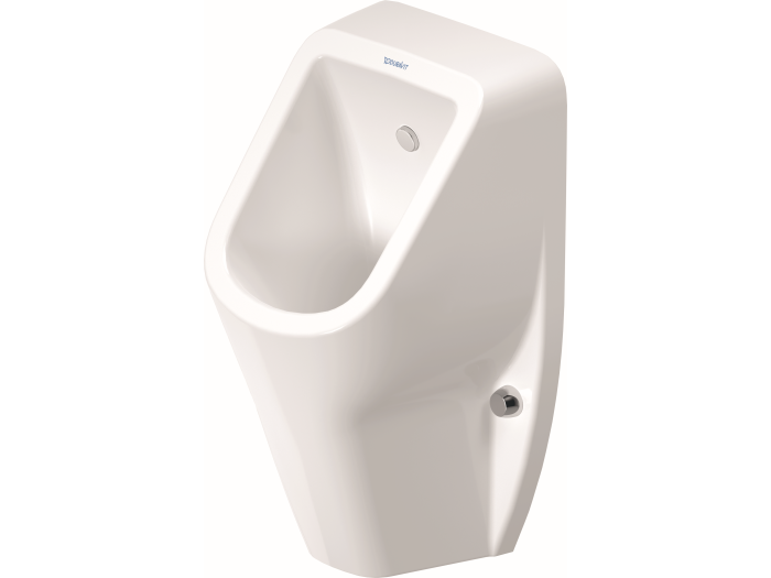 На изображении товар Писсуар Duravit D-Code подвесной, 305 х 295 мм, подача воды сзади, цвет белый от официального представителя в Москве