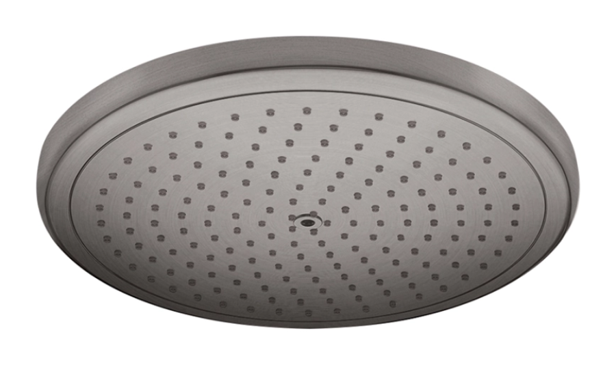 Верхний душ Hansgrohe Croma, настенный/потолочный, Ø 280 мм, цвет шлифованный черный хром