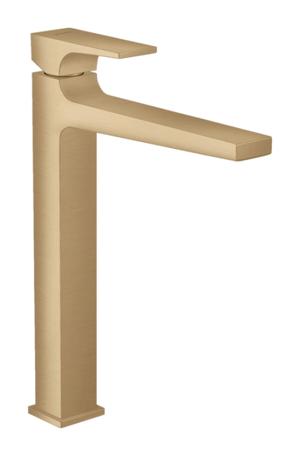 Смеситель для раковины Hansgrohe Metropol, однорычажный, Н. 326 мм, с донным клапаном, цвет шлифованная бронза