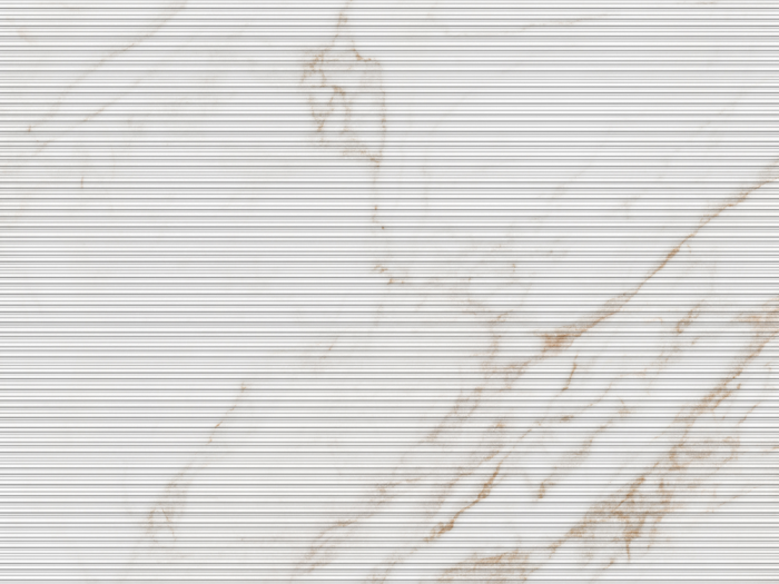 На изображении товар Living Ceramics Керамическая плитка Blanc Ductile Reliefs Statuario gold Code 59,8x119,8 от официального представителя в Москве