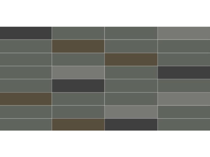 На изображении товар Micro. Керамогранит Joint Graphite medium mix matt 7x28 от официального представителя в Москве