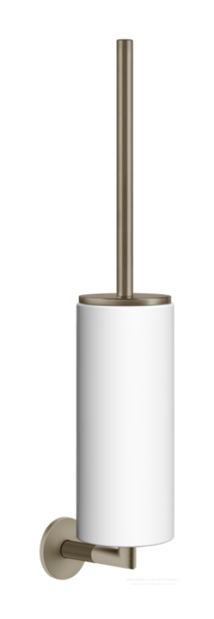 Ёршик Gessi Ingranaggio, настенный, цвет White/Finox Brushed Nickel