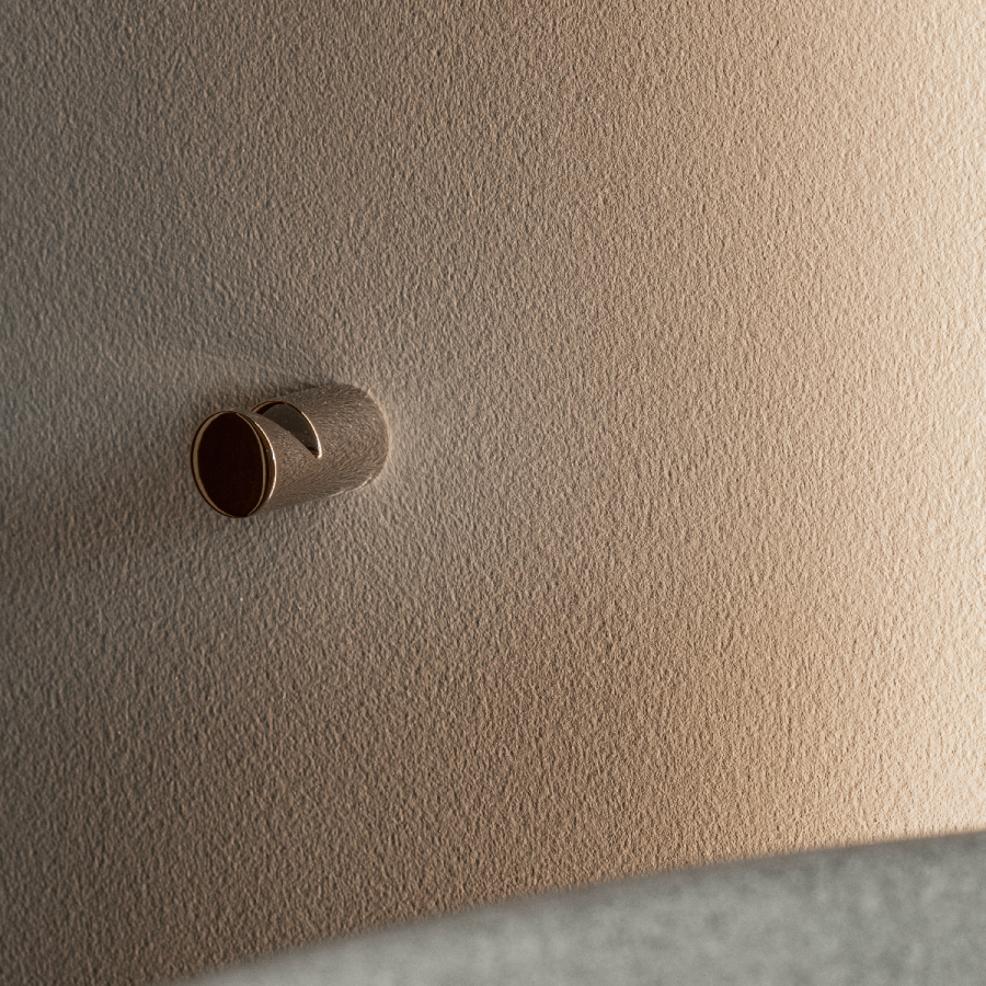 Крючок для одежды CEA Design Opus, настенный, Ø18 мм, сталь, цвет сатинированная сталь - изображение 3