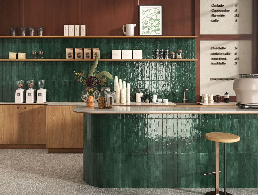 Sartoria Керамическая плитка Savoir Faire Emerald Glossy 4.8x45 - изображение 2