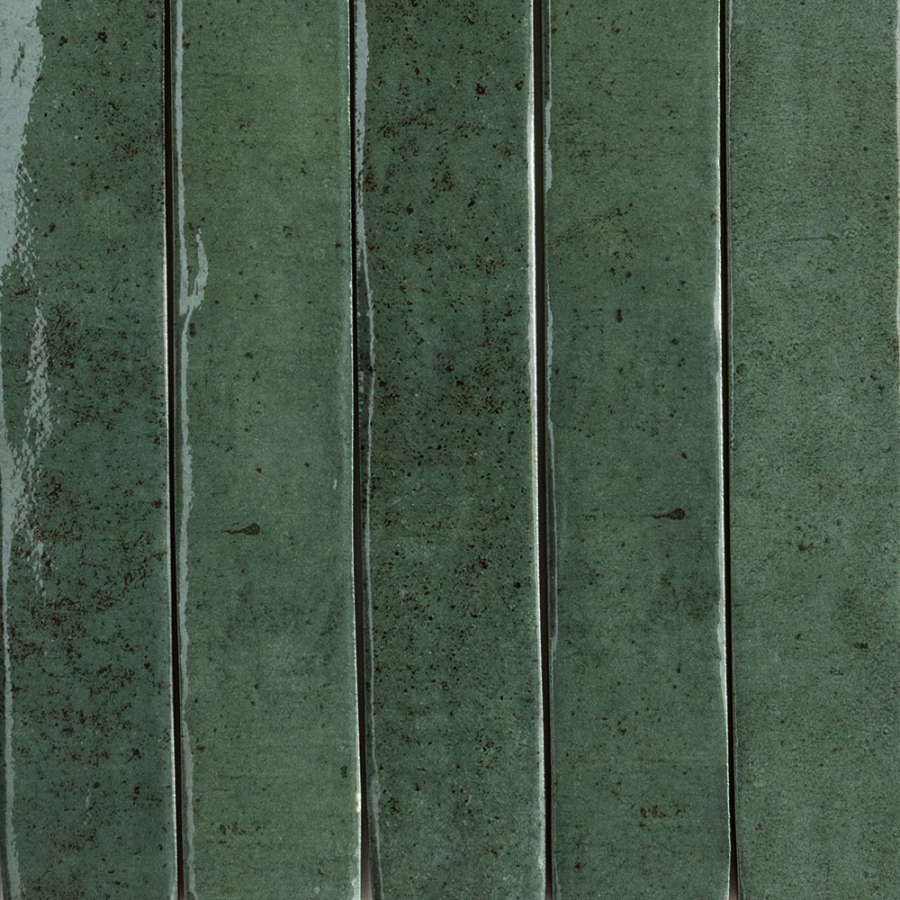 Sartoria Керамическая плитка Savoir Faire Emerald Glossy 4.8x45