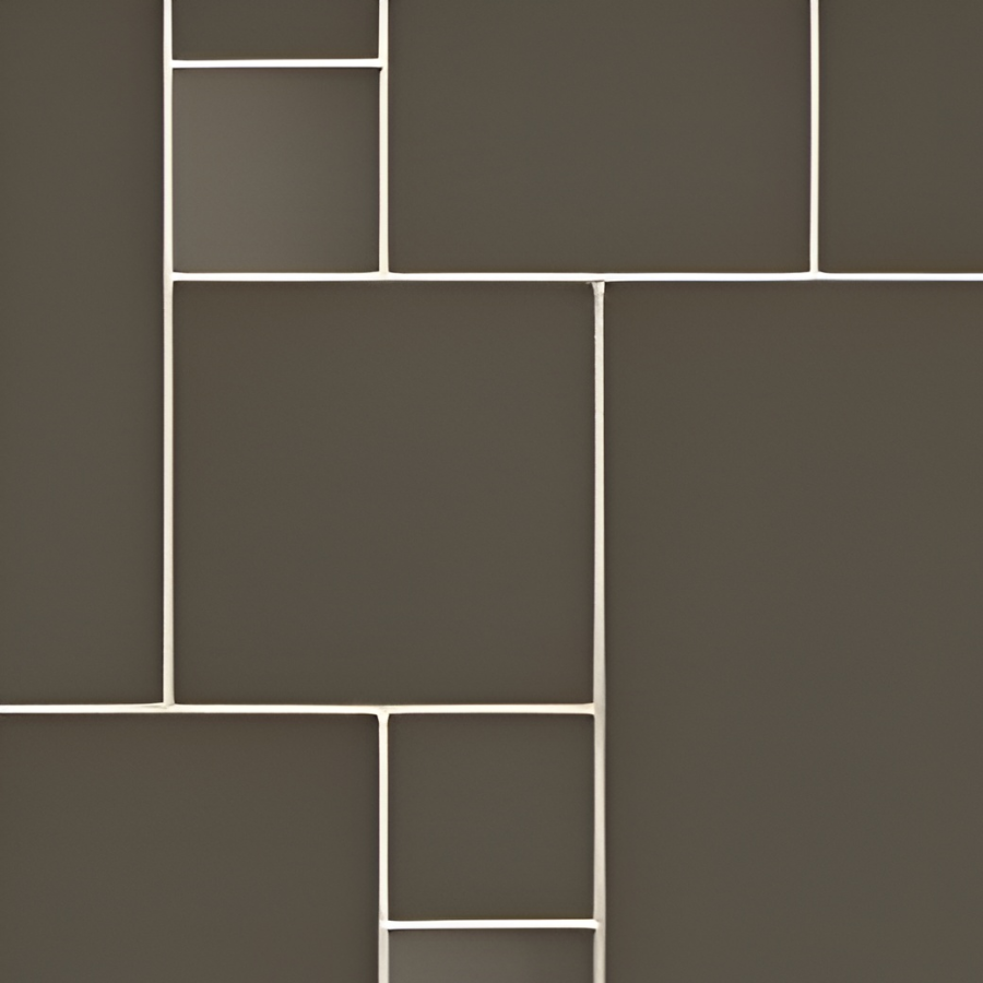 Micro. Керамогранит Microtiles X4 Offset Mix Glaze Coffee 35,1x30,1