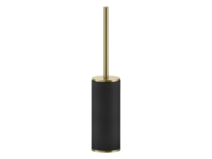 На изображении товар Ёршик Gessi Inciso, ⌀76х426 мм, напольный, цвет Black/Brushed Brass PVD от официального представителя в Москве