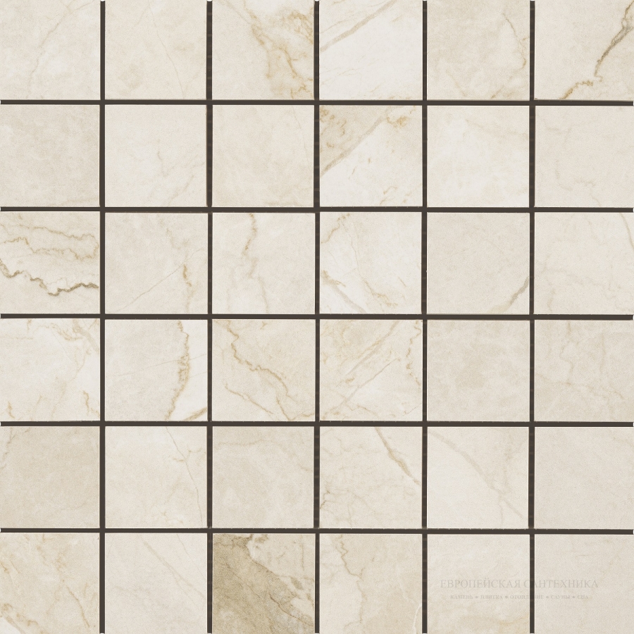 La Fabbrica Ava Керамогранит Bolgheri Stone Mosaico Beige nat\ret 30x30