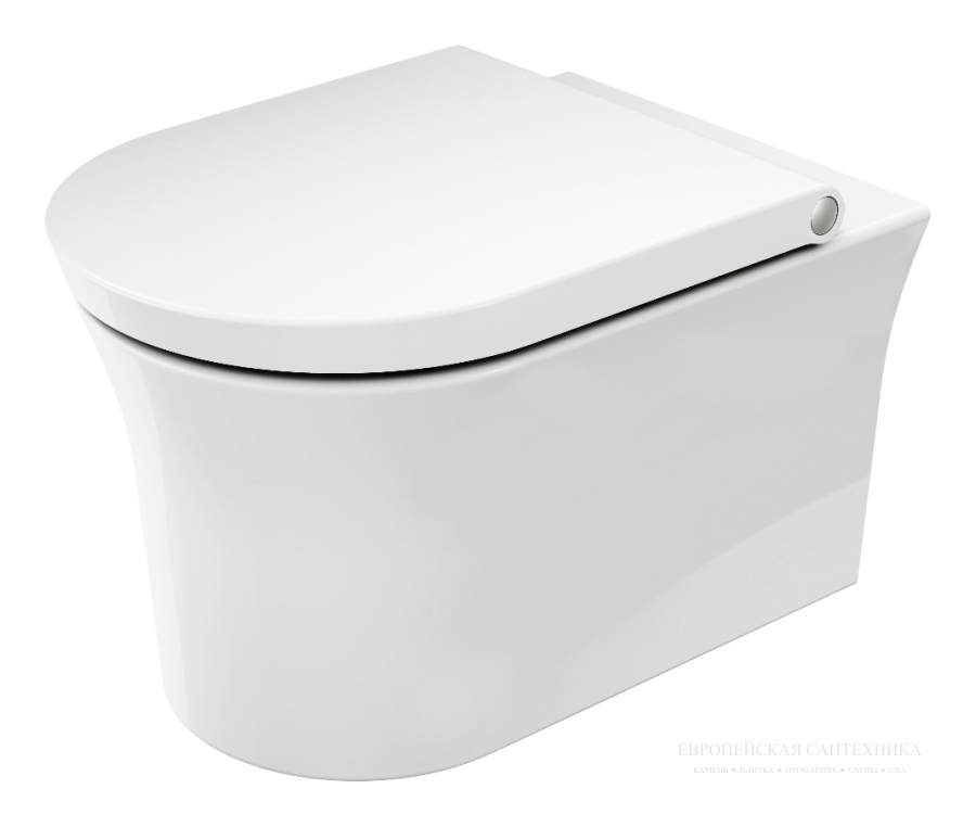 Унитаз 370x540 мм, Duravit White Tulip, HygieneFlush, подвесной,  белый - изображение 2