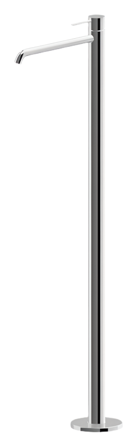 Смеситель для раковины Newform Xt, высота 1049 мм, напольный, однорычажный, излив 278 мм, заказать отдельно 27819, внешняя часть, цвет хром
