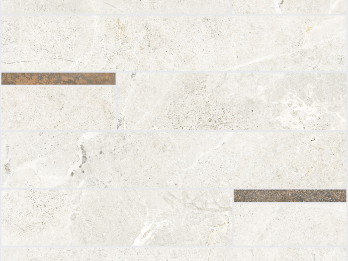 На изображении товар La Fabbrica Ava Керамогранит Noble Stone 30X30 Mosaico Modulo White Nat Ret от официального представителя в Москве