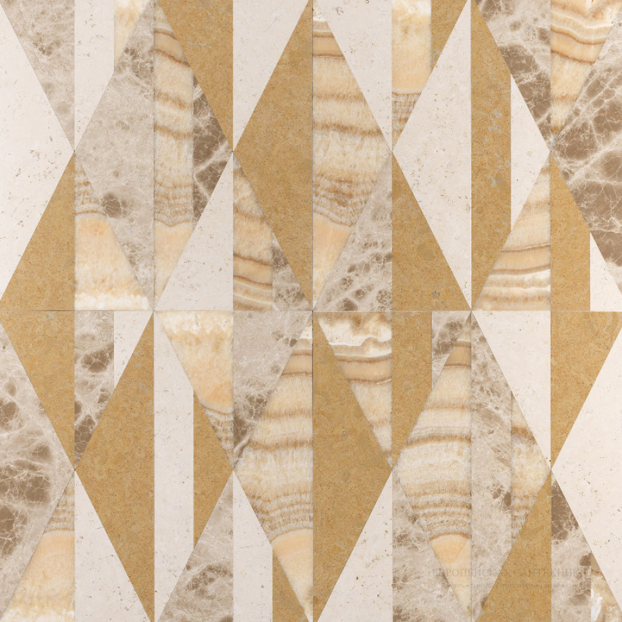 Lithos design Камень Marble Floor Design Opus Tangram 60x60x1,8 - изображение 18