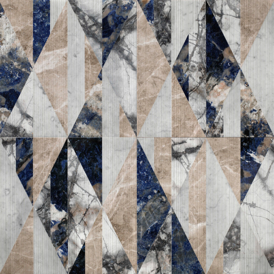 Lithos design Камень Marble Floor Design Opus Tangram 60x60x1,8 - изображение 13