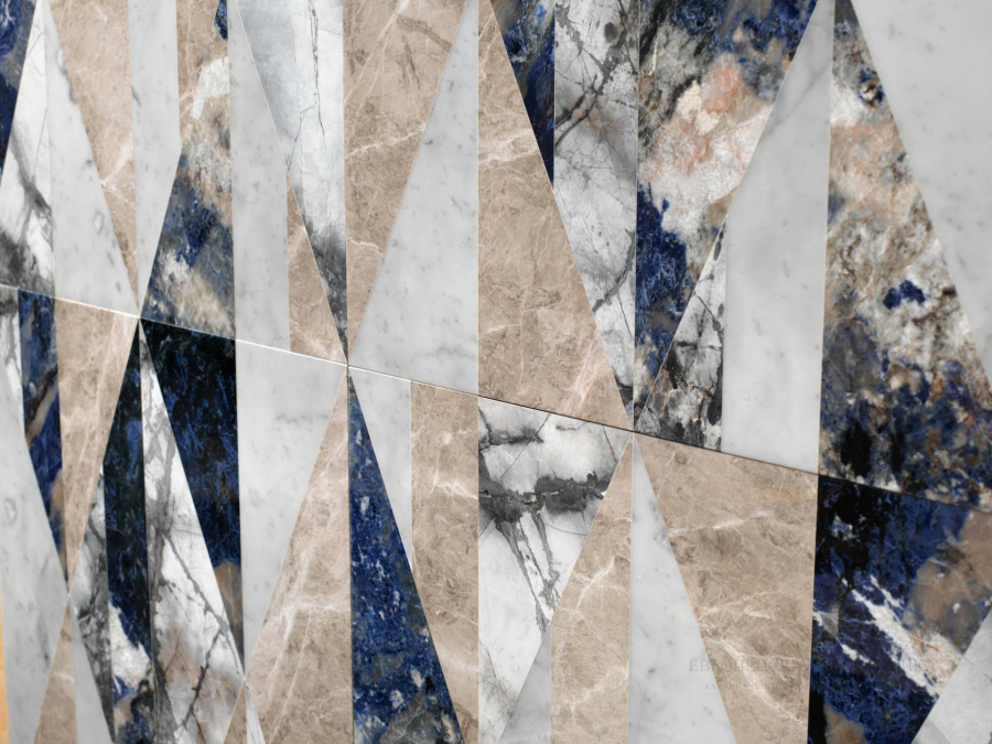 Lithos design Камень Marble Floor Design Opus Tangram 60x60x1,8 - изображение 15