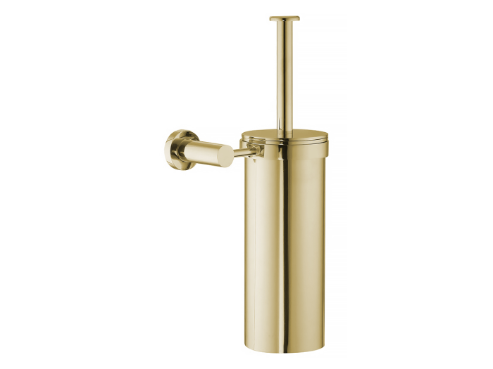 На изображении товар Ёршик настенный Carlo Frattini Rotola  с металлической колбой, цвет золото от официального представителя в Москве