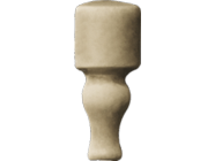 На изображении товар CERAMICHE GRAZIA Бордюр AMARCORD ANGOLO FINALE 6,5X2 DARK TABACCO MAT от официального представителя в Москве