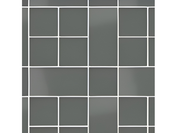 На изображении товар Micro. Керамогранит Microtiles Plaid Mix Glaze Graphite 30,1x30,1 от официального представителя в Москве