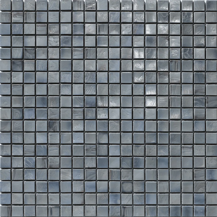 Sicis Стеклянная мозаика Murano Smalto Titanium 3 chips size 15x15 mm sheet-size 295x295 mm