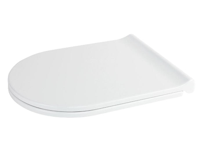 Cиденье Cielo Enjoy + Amedeo для унитаза 455х375х65 мм, Gloss White