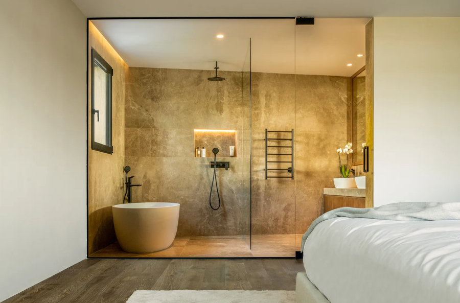 Верхний душ Gessi Rilievo, Ø250 мм, потолочный, с держателем, цвет Finox Brushed Nickel - изображение 2