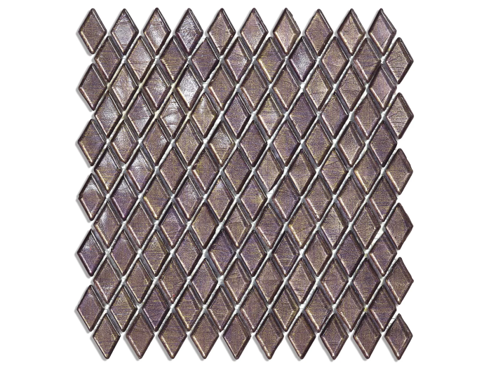 На изображении товар Sicis Стеклянная мозаика Diamond ITEM T45 Baroda chips size 23х40 mm sheet size 251x253 mm от официального представителя в Москве
