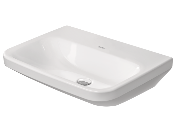 На изображении товар Раковина Duravit DuraStyle подвесная, 600x440 мм, без перелива, без отверстия под смеситель, цвет белый с покрытием WonderGliss от официального представителя в Москве