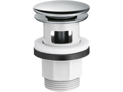 Донный клапан Hansgrohe, для биде и раковины, Push-Open, 1 1/4’, цвет хром