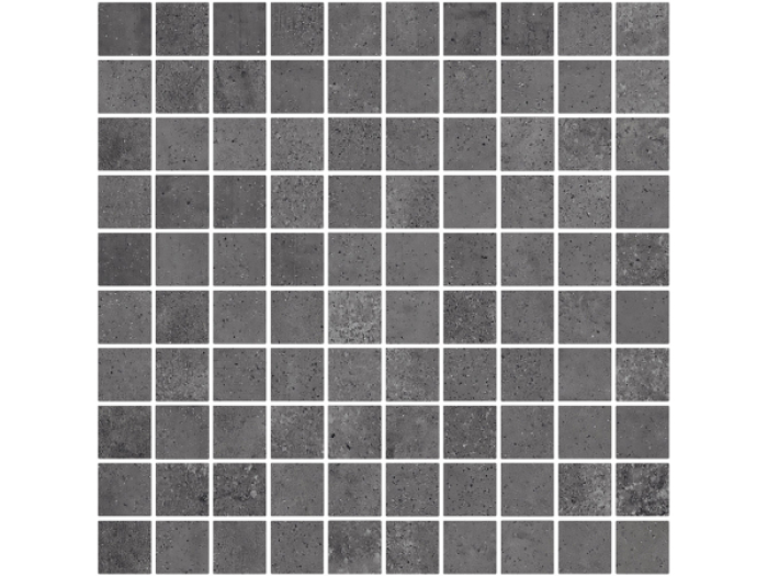 На изображении товар Terratinta Ceramics Мозаика, керамогранит KOS Matt Antracit Mosaic 30x30 (3x3) / 10.0 от официального представителя в Москве